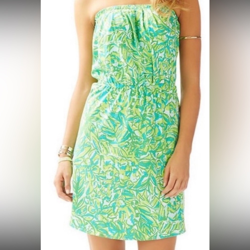 Lily Pulitzer Windsor Strapless Dress- size medium